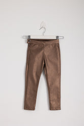 Leather Brushed Pants